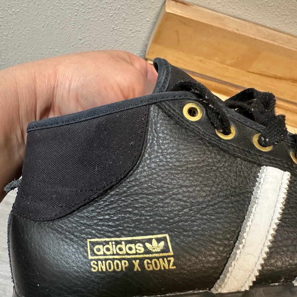 Adidas Snoop x Gonz Black and White Sneakers - Picture 9 of 10